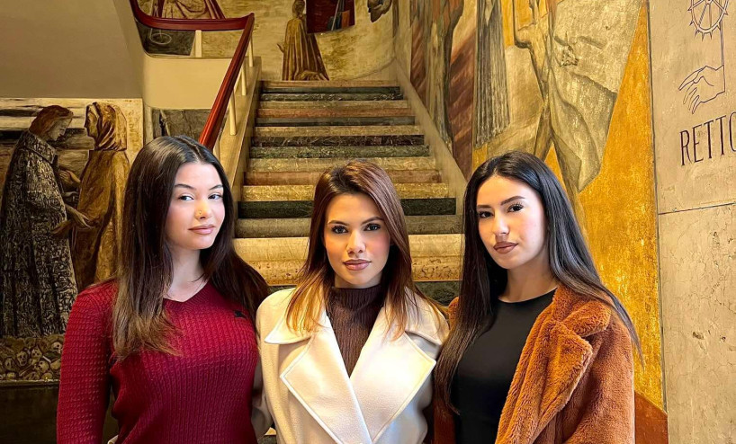 Three UFAGJ students part of the Mobility at the University of Padova, Italy