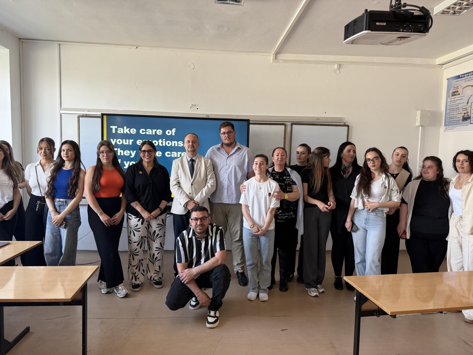 Prof. Dr. Nathalia Quiroz Molinares realizoi ligjëratë në kuadër të Erasmus+ në UFAGJ