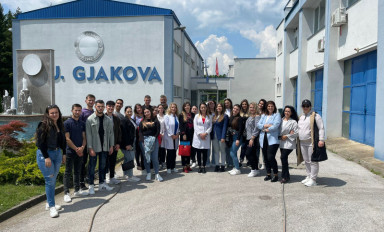 Students of the Faculty of Social Sciences visit the Regional Company K.R.U "Gjakova" SH.A in Gjakova